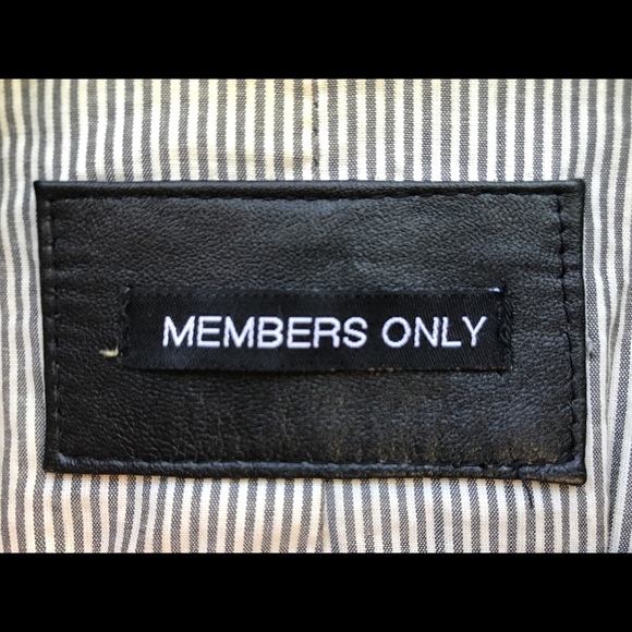 Women’s L Members Only Moto black leather jacket